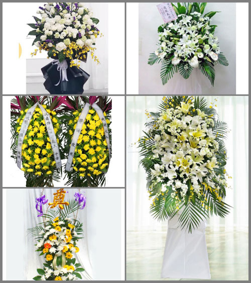 广东清远市清新区龙颈镇白事花篮预定