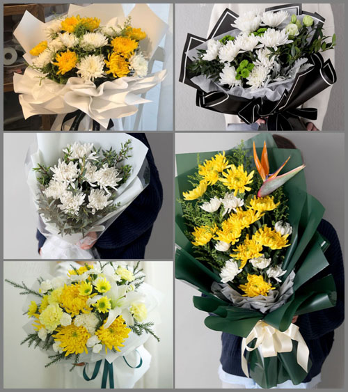 广东清远市清新区龙颈镇白事花束代送